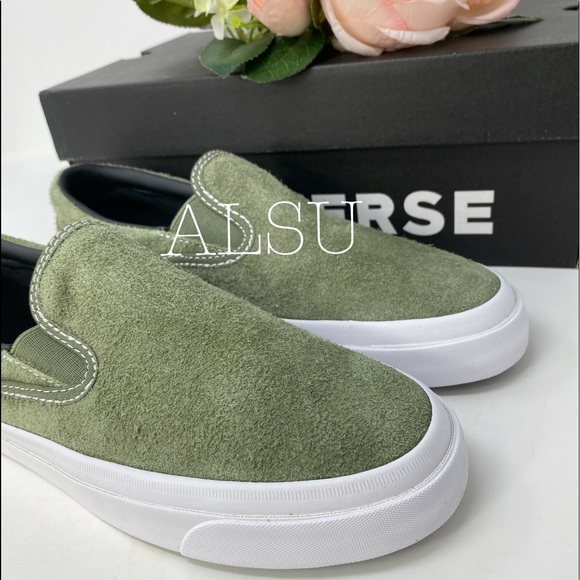 Converse One Star CC Slip Field Green Suede W - Picture 7 of 8